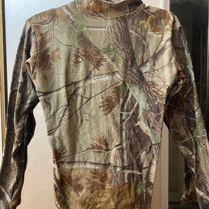 Under Armour Men's Long Sleeve Camo Performance Top - Brown/Green/Tan